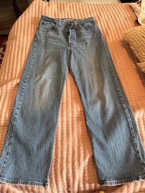 Lev’s RIBCAGE STRAIGHT ANKLE Blue Jeans SIZE 30